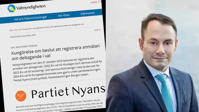 Mikail Yüksels islamistparti nu godkänt av Valmyndigheten