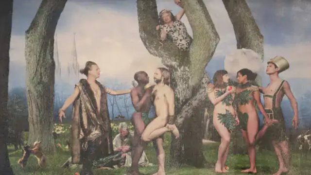 Svenska kyrkan inviger ny altartavla: HBTQ-paradis ersätter Adam och Eva