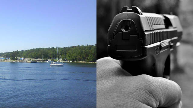 Ambulans hittade skottskadad kvinna av slump ute på Ingarö