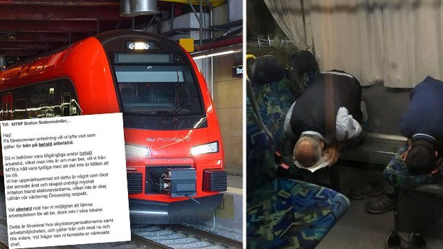 Bön under arbetstid ökar – nu tydliggör MTR att det ej är tillåtet