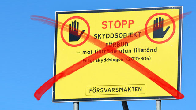 Skyddsobjekt så hemligt att ingen får veta var det är