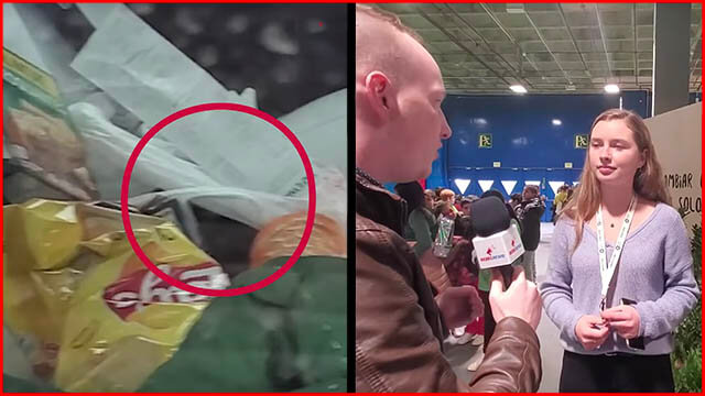 VIDEO: Klimataktivister i chock över Greta Thunbergs skräp