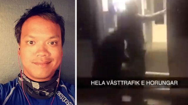 Tågvärd sa till tonåringar att dämpa sig – misshandlades