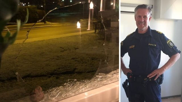 Homopar tvingas fly problemområde när polisen nonchalerar stenkastare