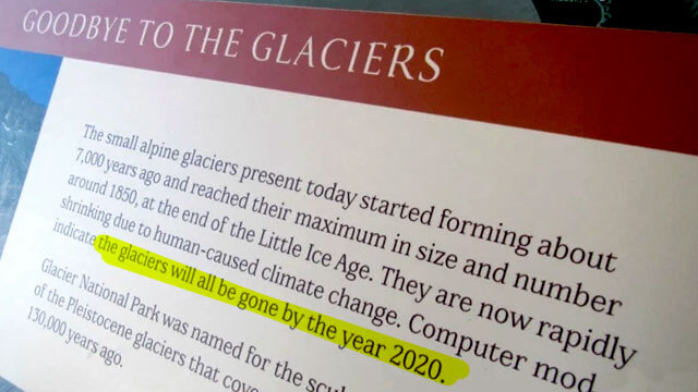 Glaciärer spåddes vara borta 2020 – varningsskyltar tas nu bort när isarna blev kvar