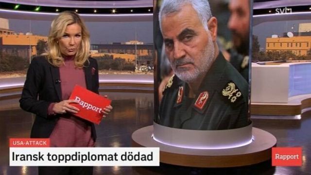 SVT presenterade iransk terroristgeneral som ”toppdiplomat” och ”superkändis”