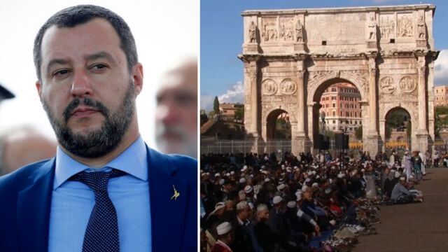 Matteo Salvini: Muslimsk invandring är huvudorsak till ökat judehat