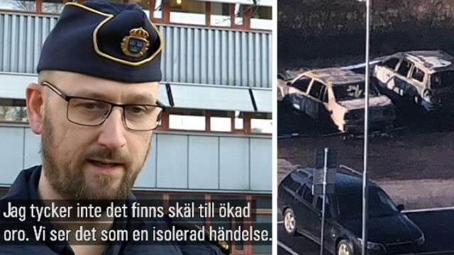 Polischef efter 14 bilbränder på olika adresser: ”Finns inte skäl till ökad oro”