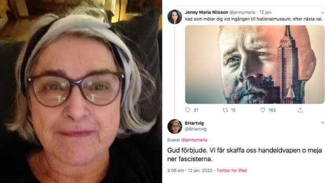 Fd socialdemokratisk företrädare: ”Vi ska skaffa oss handeldvapen och meja ner fascisterna”