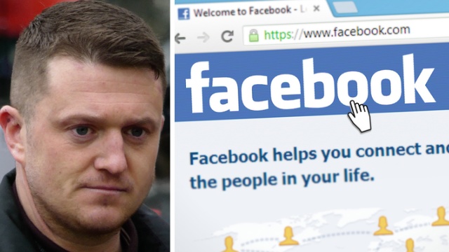 Facebook låter danska politiker skriva om Tommy Robinson – men censurerar andra