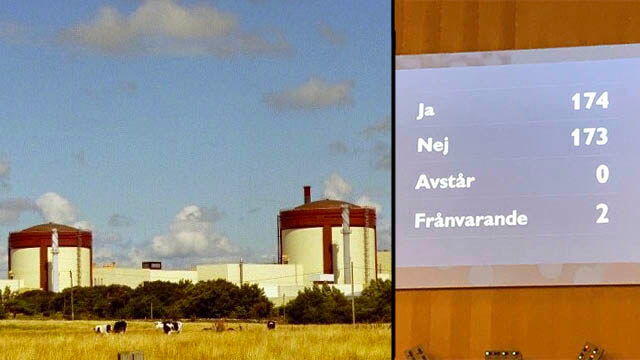 SD-förslag om att behålla Ringhals 1 och 2 röstades ner – med en enda röst