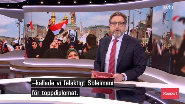 SVT pudlar efter att ha presenterat terroristgeneral som ”toppdiplomat”