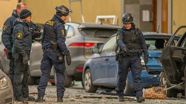 BILDEXTRA: Se förstörelsen efter jätteexplosionen på Östermalm