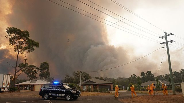 Skogsbränder i Australien är anlagda – närmre 200 pyromaner gripna