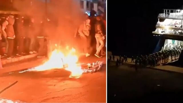 Lokalbor på grekiska öar påtvingas fler migrantläger – svarar med upplopp