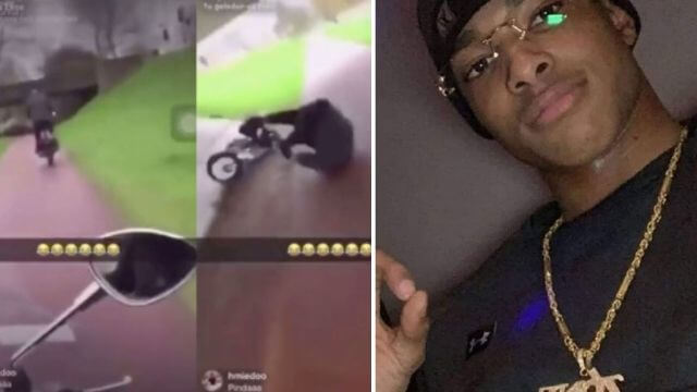 VIDEO: Invandrare sparkar ned äldre cyklist och skrattar