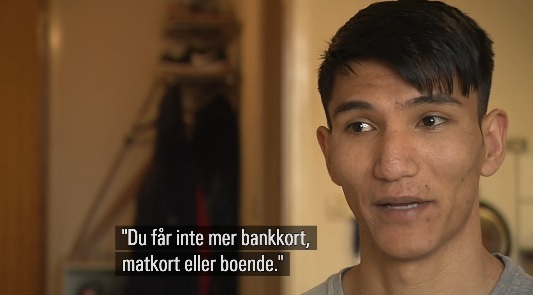 SVT pressade Migrationsverket att hjälpa ensamkommande afghan med tre avslag