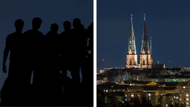 Gäng jagade och misshandlade i Uppsala inatt – offret slogs medvetslös