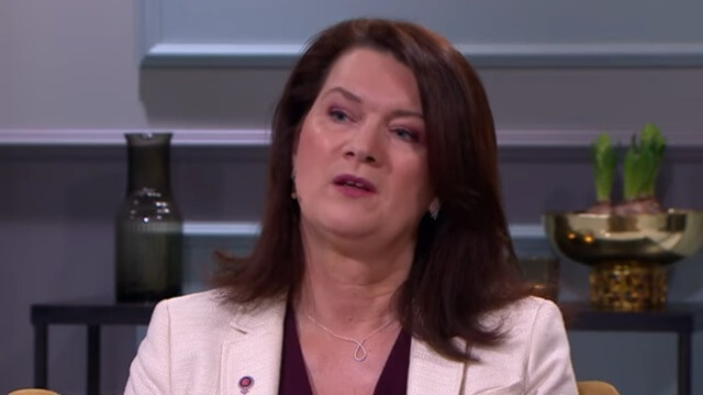 Ann Linde om katastrofintervjun: Kunde varit lite mer kvinnlig