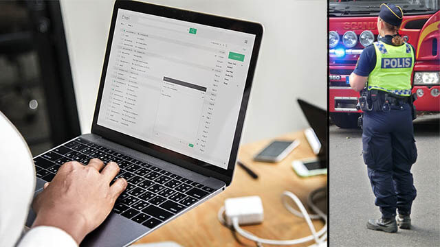 Polisen skickade epost till fel adress – känsliga uppgifter hamnade i fel händer