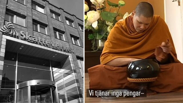 Skattesmäll mot buddistiska munkar – ska betala till staten för matdonationerna