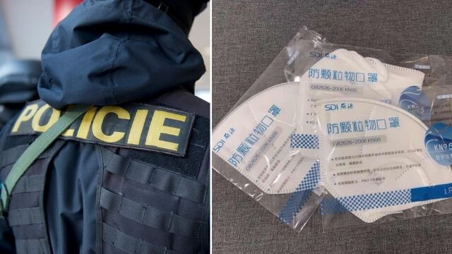 Tjeckien beslagtog över 100 000 av Italiens ansiktsskydd