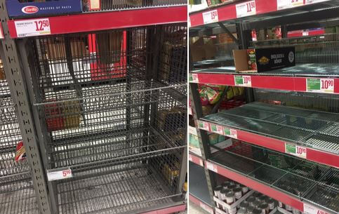 Matbutiker töms på torrvaror: ”Inte varit med om något liknande”