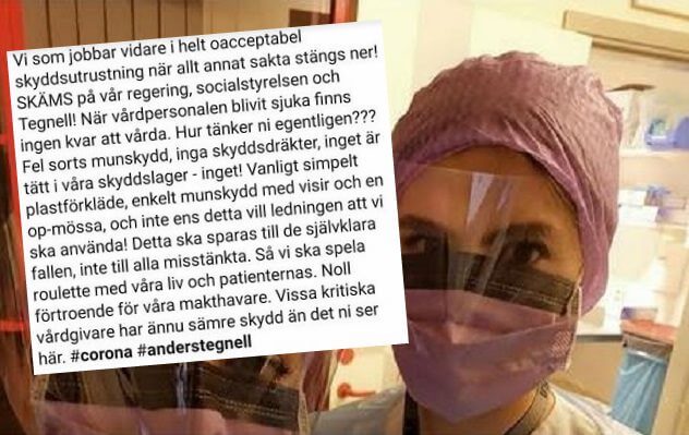 Vårdpersonal slår larm: ”Vi ska spela roulette med våra liv och patienternas”