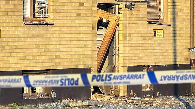 Sprängattentat mot fastighet i Halmstad – flera skadade