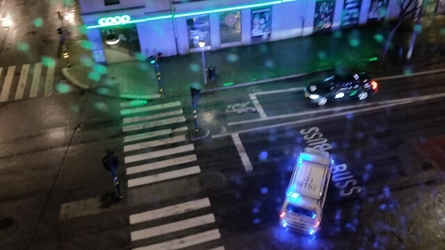 Bombning i centrala Stockholm under natten