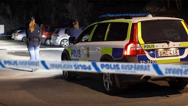 Man skjuten i Södertälje
