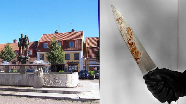 Blodig rånvåg i Sölvesborg i helgen