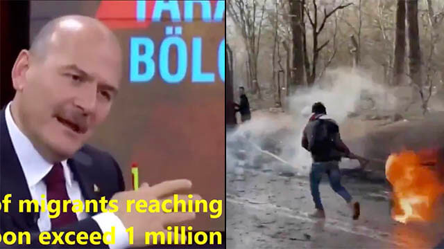 Turkiets inrikesminister: ”Miljoner migranter kommer och Europa kan inte göra något åt det”