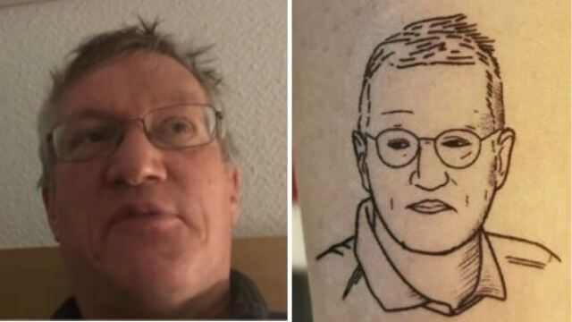 32-åring tatuerar in Anders Tegnell på kroppen: ”Han har gjort ett fantastiskt jobb”