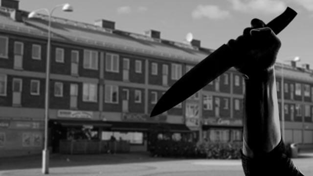 Knivattack mot kvinna på pizzeria i Göteborg