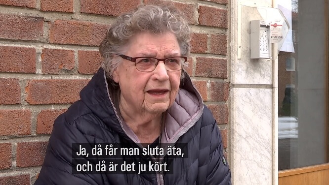 92-åring med hjärtproblem krävs på hundratals kronor för att få mat hemlevererad