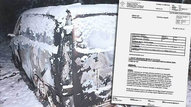 Kvinna åtalas för mord – offrets kropp hittades i utbränd bil