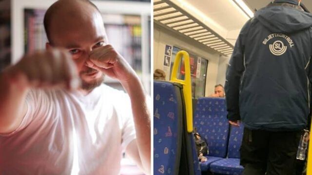 Ertappad tjuvåkare corona-hostade biljettkontrollant i ansiktet