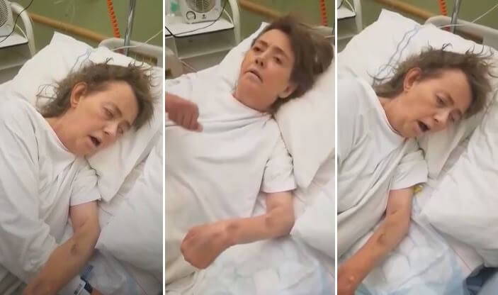 VIDEO: Här dör Anita Pettersson av corona utan vård – kippar efter luft men nekas syrgas