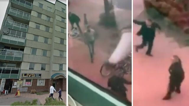 EXKLUSIVT: Video visar skottlossning i ’särskilt utsatt område’