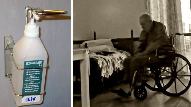 Vårdpersonal misstänks ha bytt ut handsprit mot vatten på äldreboende