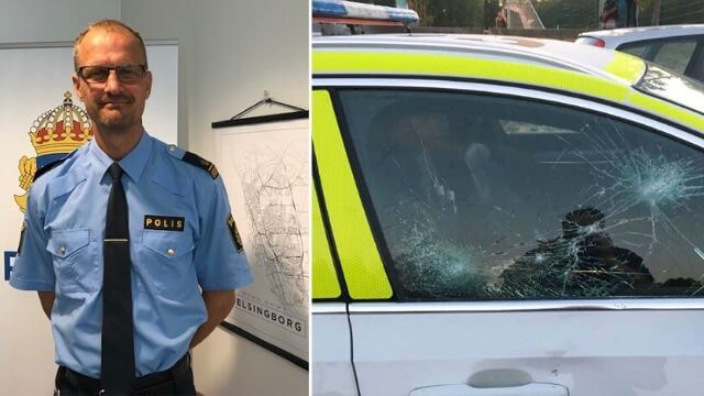 Poliser i ’riskområde’ upplever ångest: ”Väldigt obehagligt” att bli stenad
