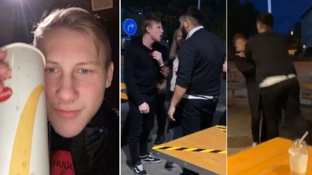 VIDEO: McDonalds-personal misshandlade Theodor: ”Kommer knulla din mamma”
