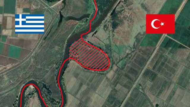 Turkisk militär ockuperar grekiskt territorium