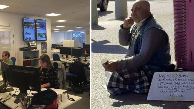 Sydsvenskan bekymrade över mindre pengar till tiggare