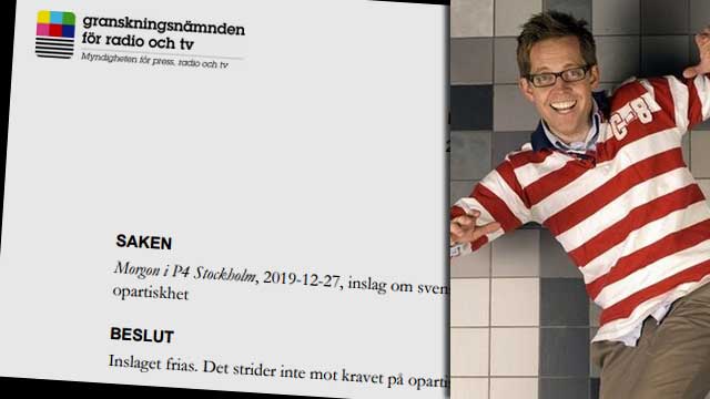 Granskningsnämnden friar SR: Opartiskt och sakligt kalla fria journalister för ”swishhoror”