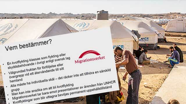 Samma antal kvotmigranter till Sverige trots corona