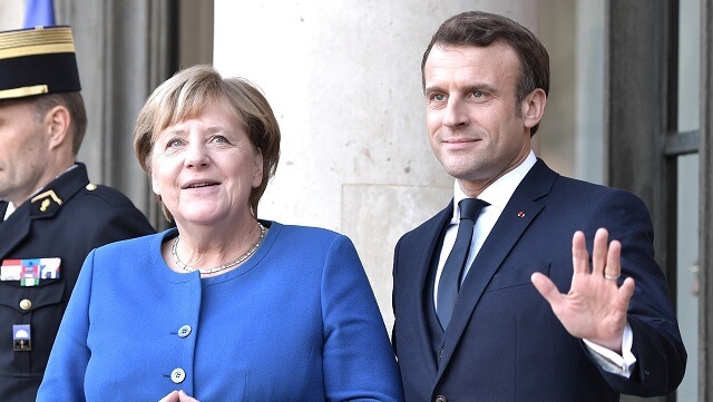 Merkel och Macron föreslår coronafond på 500 miljarder euro