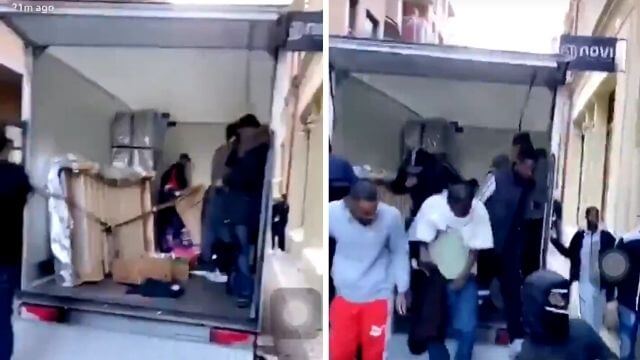 Flyttbil plundrad under upploppen: ”Hade sonen sett detta hade han aldrig vågat bo här”