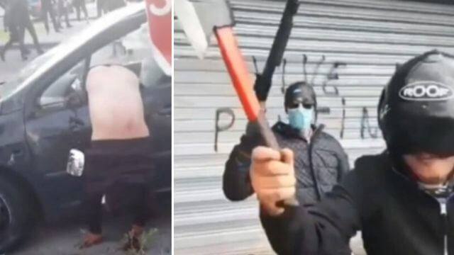 VIDEO: Väpnad konflikt mellan invandrargäng i Frankrike